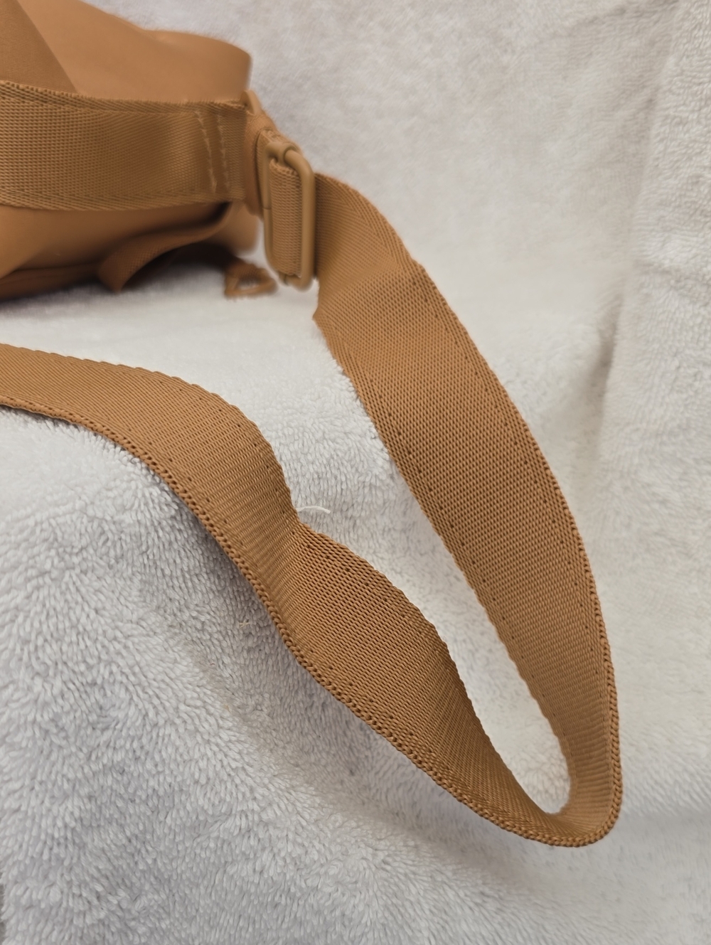 Dagne Dover Caramel Tan Crossbody Bag with Adjustable Strap - Picture 7 of 11